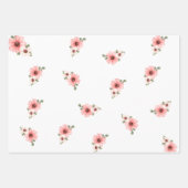 Pinkfarbenes Wickelpapier Geschenkpapier Set (Vorderseite 2)