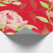 Pinkfarbenes Wrapping-Papier Geschenkpapier (Ecke)