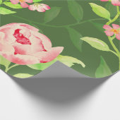 Pinkfarbenes Wrapping-Papier Geschenkpapier (Ecke)