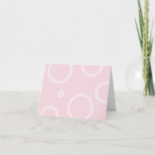 Pinkfarbige Retrolicious Note Card Karte