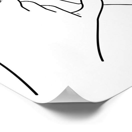 pinkfarbiges Versprechen Poster (Ecke)