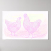 PinkFoam-Leinwand Poster (Vorne)