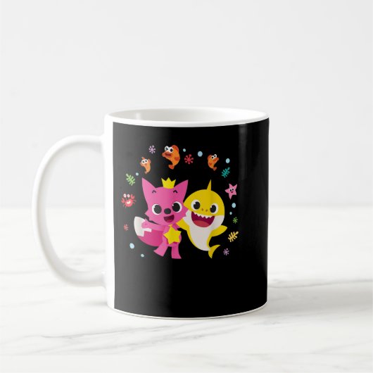 Pinkfong and Baby Shark Kaffeetasse (Links)