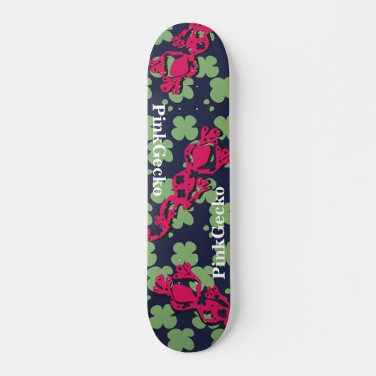 PinkGecko Skateboard (Vorne)