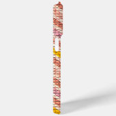 PINKGELBE GEMSTONEN UND MOSAISCHE CHEVRONS-MONOGRA Case-Mate iPhone HÜLLE (Rückseite / Rechts)