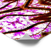 Pinkglass-Poster Poster (Ecke)