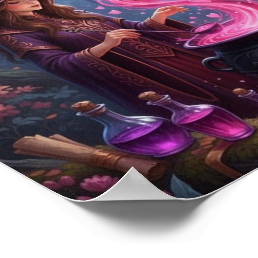 PinkHeartMist Poster (Ecke)