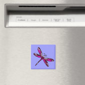 Pinkie Dragonfly-Magnet Magnet (In Situ (Geschirrspüler))