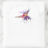 Pinkie-Fee Ovaler Aufkleber (Tasche)