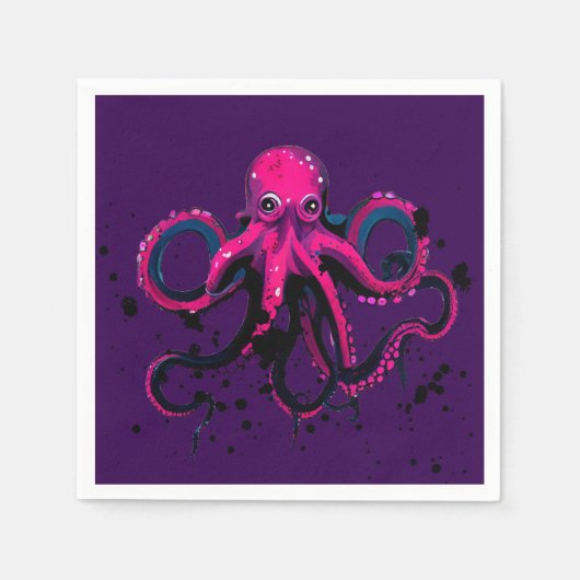 Pinkie Inkie Serviette (Vorderseite)