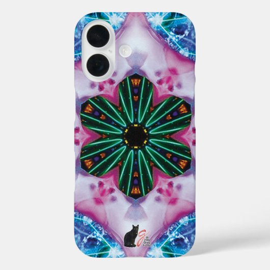 Pinkie Kaleidoskop iPhone Case (Rückseite)