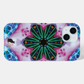 Pinkie Kaleidoskop iPhone Case (Rückseite (Horizontal))