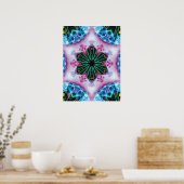Pinkie Kinetic Collage Kaleidoscope Poster (Küche)