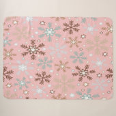 Pinkie Snowflake Sherpadecke (Vorderseite (Horizontal))
