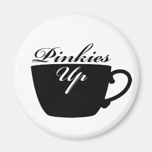 Pinkies Up Teacup Magnet