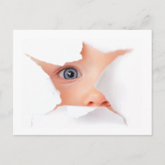 Pinking Baby Seed you Postkarte (Vorderseite)