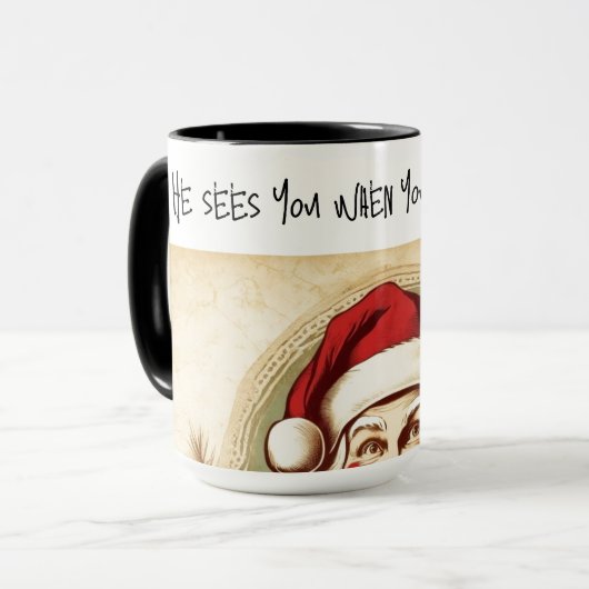 Pinking Weihnachtskaffee-Tasse Tasse (Vorderseite Links)