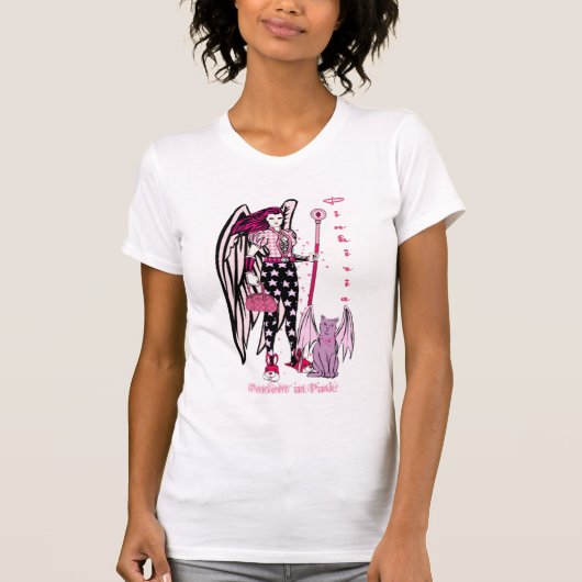 Pinkiria Trägershirt T-Shirt (Vorderseite)