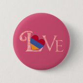 Pinkisch-armenische LIEBE Button (Vorderseite)
