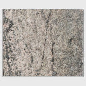 Pinkisch-Beige Stone Rock Face Geschenkpapier (Flach)