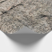Pinkisch-Beige Stone Rock Face Geschenkpapier (Ecke)