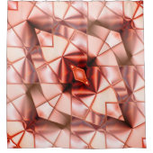 Pinkisch gigantische Perlenfische, virtuell zeichn Duschvorhang (Vorderseite)