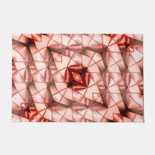 Pinkisch gigantische "Perlmuttbäume", digitale zei Fußmatte (Vorderseite)