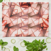 Pinkisch gigantische "Perlmuttbäume", digitale zei Geschirrtuch (Gefaltet)