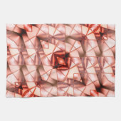 Pinkisch gigantische "Perlmuttbäume", digitale zei Geschirrtuch (Horizontal)