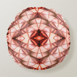 Pinkisch gigantische "Perlmuttbäume", digitale zei Rundes Kissen