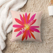 Pinkische Koralle Moderne Stilvolle Kissen (Decke)