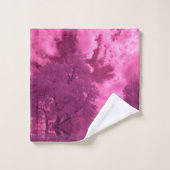 Pinkish Hues Infrarot Cloud Badhandtuch Set (Waschlappen)