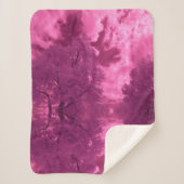 Pinkish Hues Infrarot Cloud Sherpadecke (Vorderseite)