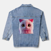 Pinkish-Kittycat Jeansjacke (Rückseite)