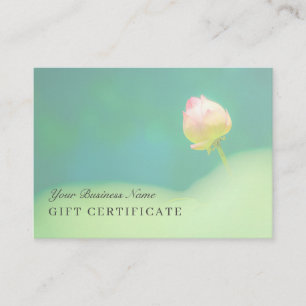 © Pinkish White Lotus Greenerity Geschenkgutschein Rabattkarte