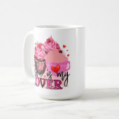 PINKKAFFEE IST MEIN LIEBER KAFFEETASSE (Vorderseite Links)
