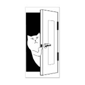 Pinkkatzen Briefmarke Gummistempel (Prägung)