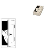 Pinkkatzen Briefmarke Gummistempel (Stempel)