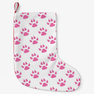 Pinkkatzen-Muster Kleiner Weihnachtsstrumpf
