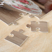 Pinkkohl-Rosen-Tee  Puzzle (Seite)