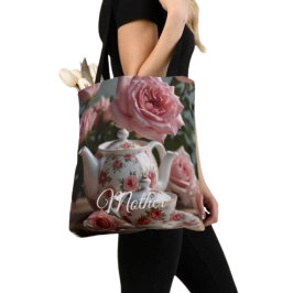 Pinkkohl-Rosen-Tee  Tasche