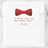 Pinkkraut Rechteckiger Aufkleber (Tasche)