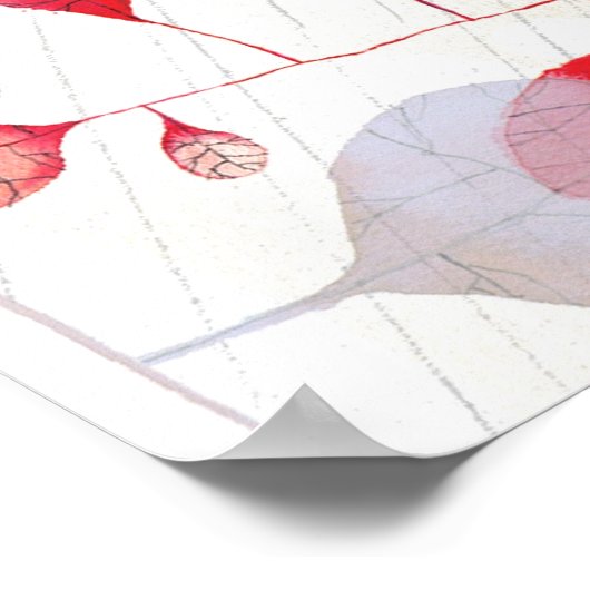 PINKLEAFUMBRELLA POSTER (Ecke)