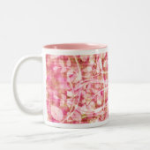 PinkLeaves-Tasse Zweifarbige Tasse (Links)