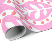Pinkleder Geschenkpapier (Rolleneckpunkt)