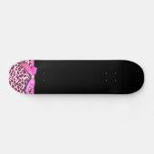Pinkleoparddruckband-Bogengraphik Skateboard (Horizontal)