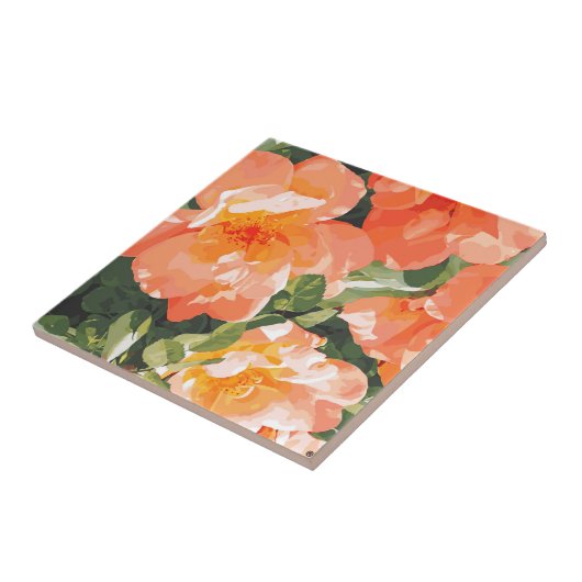 PinkMagnolia Keramik Tile Fliese (Seite)