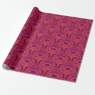Pinkoinko - Gefiederte Paisley Geschenkpapier