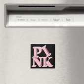 PinkonBlack Breast Cancer Awareness Magnet (In Situ (Geschirrspüler))