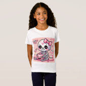 👻 💀 Pinkoween gerade Niedlicher Got! 💀 👻 T-Shirt (Vorne ganz)